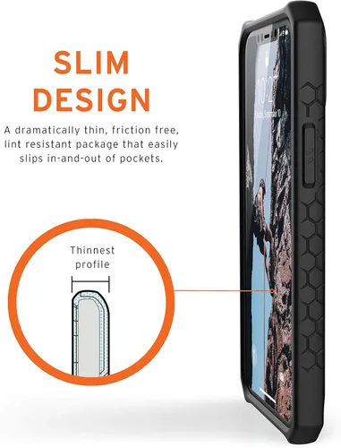 Vista 4 de URBAN ARMOR GEAR UAG-IPH20L-P-BK - Funda a prueba de golpes para iPhone 12 Pro Max (6.7) 2020, color negro