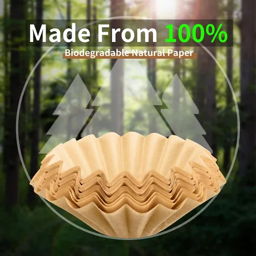 Vista 7 de Filtros de papel de café desechables para cafetera Ninja Pod & Grounds Specialty de una sola porción, 150 filtros de café compatibles con cafetera