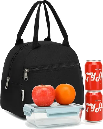 Vista 8 de GYEUKHAM - Bolsa de almuerzo para mujeres, fiambrera para hombres adultos y niños niñas, pequeña y linda, con gran capacidad, bolsa de almuerzo
