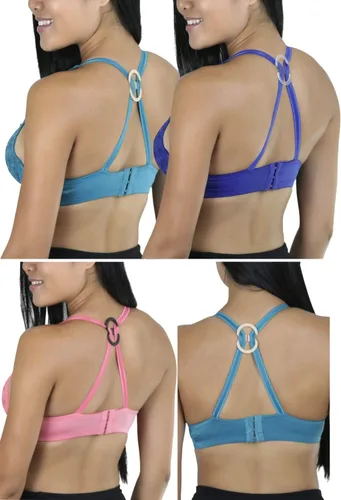 Vista 3 de ToBeInStyle Women's Invisible Bra StrapsClips