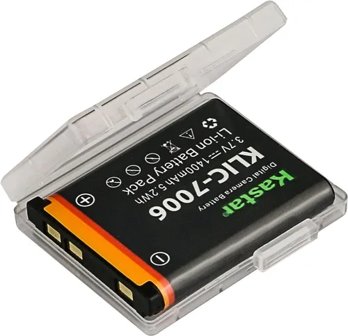 Vista 2 de Kastar Batería K7006 de repuesto para batería Kodak KLIC-7006 K7006 LB-012 y cargador Kodak KLIC-7006, Kodak PixPro FZ51 (KDK-FZ-51BL) PixPro FZ52