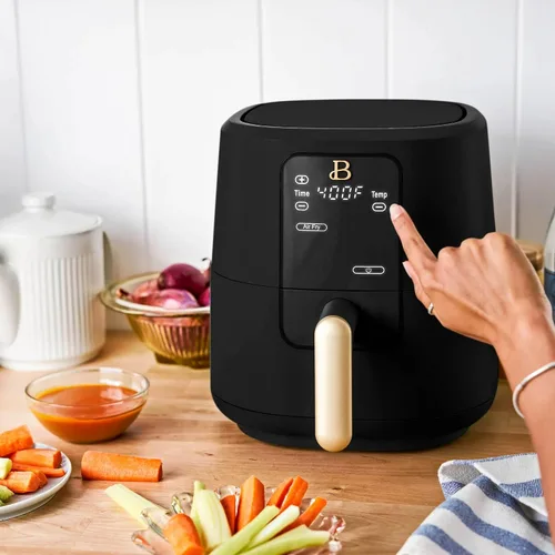 Vista 2 de Freidora de aire digital de 3 cuartos de galón, freidora de aire compacta para cocina pequeña con pantalla táctil, 4 funciones preestablecidas
