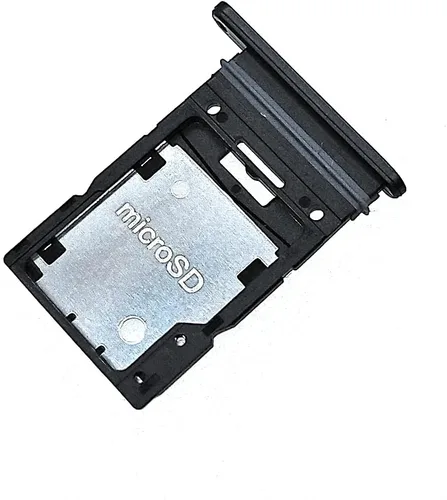 Vista 2 de Bandeja de tarjeta SIM Reemplazo del soporte de ranura SD para Samsung Galaxy A54 5G SM-A546U Single SIM US Version (negro)