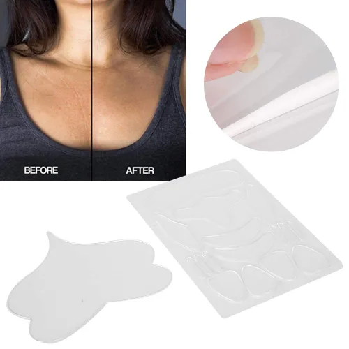 Vista 4 de 17pcs Anti-Envejecimiento Anti-Arrugas Parches Cara Para Rejuvenecer La Piel Elasticidad Y La Piel Levantamiento De La Piel, Almohadilla De Silicona