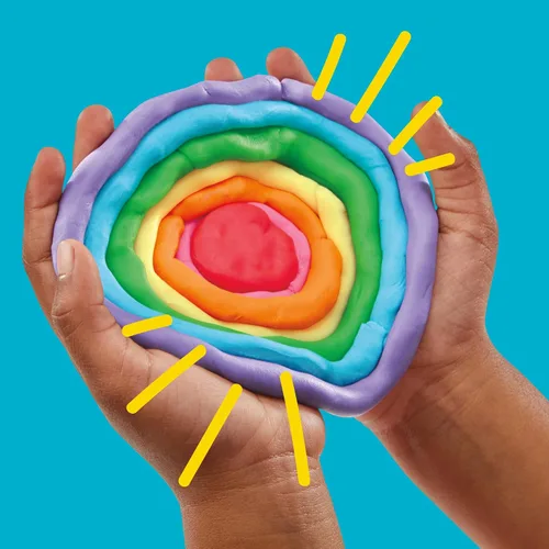 Vista 5 de Play Doh - Paquete a granel de 42 latas de 1 onza de compuesto para modelado, regalos para relleno de calcetines navideños, premios y recuerdos