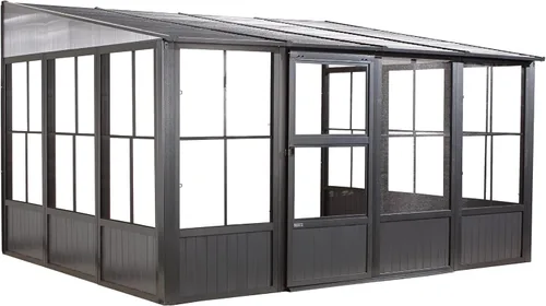 Vista 10 de Sojag Solarium Charleston al aire libre de 12' x 12' solarium al aire libre con mosquiteras