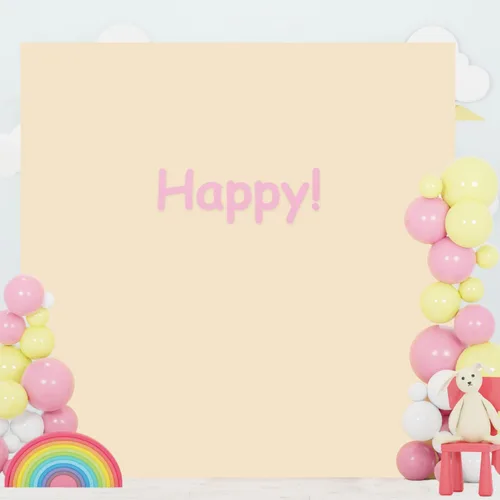 Vista 6 de FOTSHARER Cubierta de arco de color beige cuadrada de 6.6 x 6.6 pies, fundas de arco de globos de elastano, telón de fondo elástico para baby