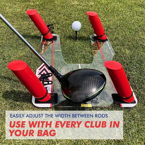 Vista 3 de EyeLine Golf Speed Trap - Build Confidence, Improve Your Swing with Slice and Hook Corrector, Swing Trainer, Path Aid, Greater Distance, Made in
