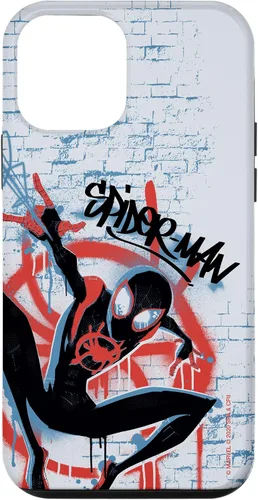 Vista 16 de Marvel Carcasa con graffiti de Spider-Man Into The Spider-Verse para iPhone 17