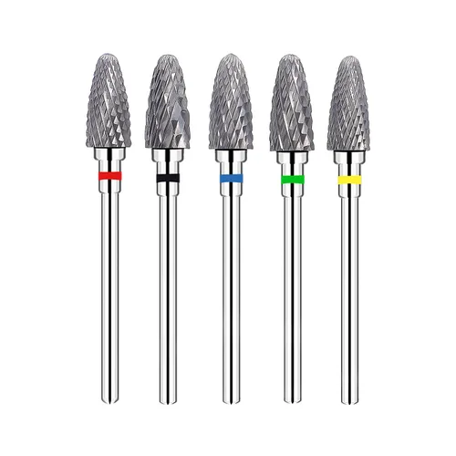 Vista 9 de Fantexy Juego de brocas para uñas acrílicas, 3/32 pulgadas, brocas profesionales de tungsteno para uñas, herramientas de arte de uñas, manicura