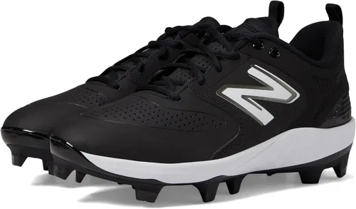 Vista 8 de New Balance Fresh Foam 3000 V7 - Zapatos de béisbol moldeados para hombre, color rojo mercurio/dorado, talla 6.5 M