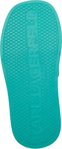 Vista 3 de Karl Lagerfeld Paris Women's Opal Embellished Platform Slide Sandal