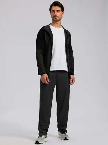 Vista 6 de G Gradual Pantalones deportivos para hombre con bolsillos con cremallera, pantalones deportivos cónicos para entrenamiento, correr, correr
