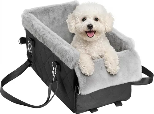 Vista 10 de VavoPaw Asiento de coche para perros pequeños y gatos de menos de 12 libras Negro
