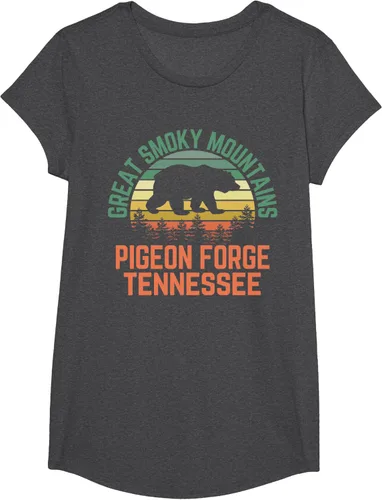 Vista 37 de Camiseta Pigeon Forge Great Smoky Mountains National Park Tennessee, Negro, S
