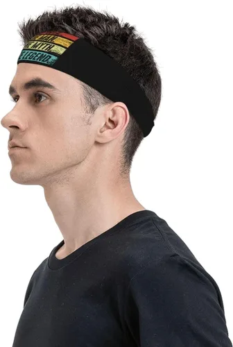 Vista 2 de April The Man The Myth The Legend 1975 Headband for Men Women Sports Sweatband for Fitness Exercise Moisture Wicking Running Yoga Hairbands