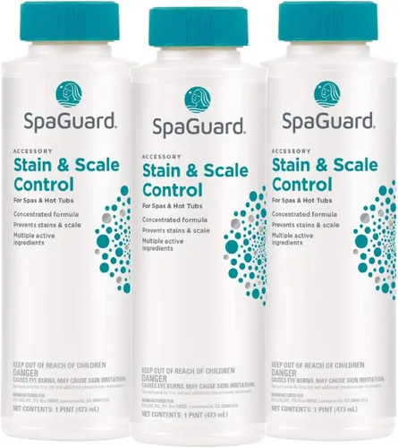 Vista 4 de SpaGuard Control de manchas y incrustaciones para spas y jacuzzis, 1 pinta, paquete individual