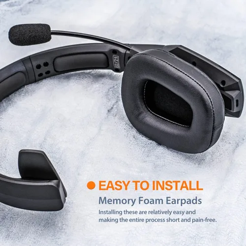 Vista 6 de B450-XT B550-XT Kit de almohadillas de repuesto compatibles con auriculares B450-XT B550XT I B450 B550 XT Accesorios (cuero proteico)