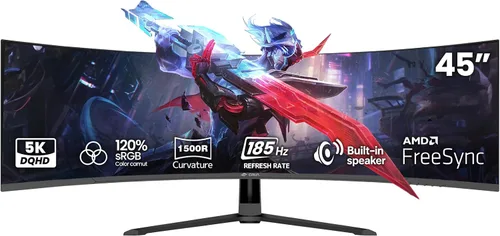 Vista 12 de CRUA 27" 4K UHD 60Hz IPS Computer Monitor, Type-C, FreeSync, Speakers,White