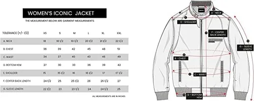 Vista 5 de Members Only Chaqueta clásica Iconic Racer para mujer Slim Fit