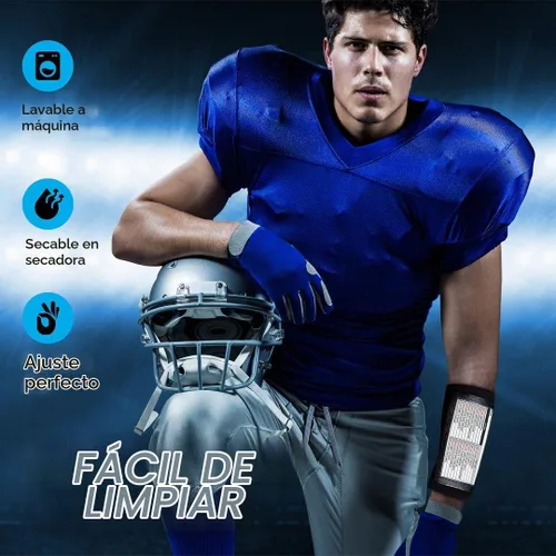 Vista 4 de Playbook Wristband QB, Adult Playbook,3 Slots, 6 Pack Negro