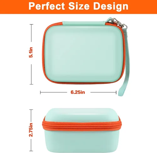 Vista 3 de casmilee Funda de viaje compatible con Yoto Mini – Reproductor de audio y música para niños, bolsa de soporte para altavoces de niños, reproduce