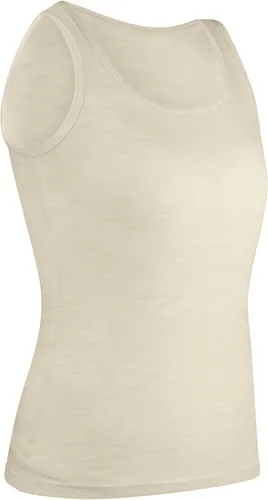 Vista 2 de UTENOS 100% lana merino ultra suave para mujer, chaleco sin mangas, capa base fabricada en la UE