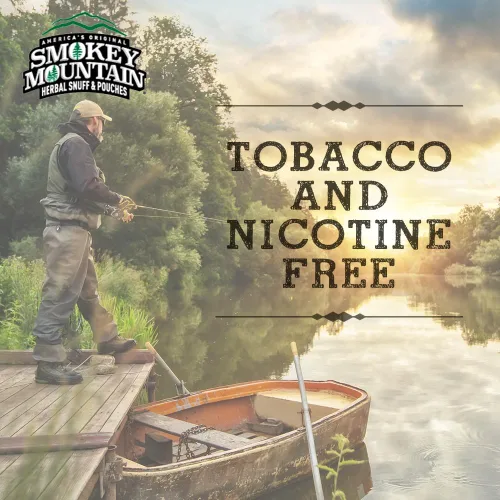 Vista 4 de SMOKEY MOUNTAIN Bolsas con cafeína, menta ártica, sin tabaco y sin nicotina, 15 bolsas por paquete, 5 paquetes