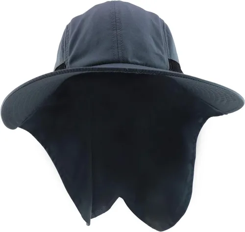 Vista 2 de Trendy Apparel Shop XXL - Gorro de pesca de poliéster grande con solapa para el cuello