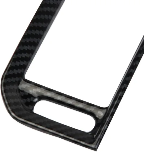 Vista 2 de Cubierta de ventilación de CA de salida de aire de fibra de carbono para consola central Nissan Frontier 2022-2024