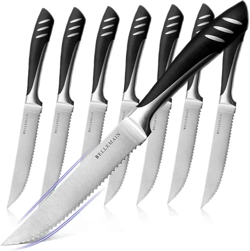 Vista 6 de Bellemain - set de cuchillos para carne de acero inoxidable, 4 piezas