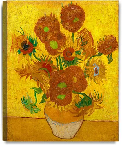 Vista 93 de Serie de pinturas de Vincent Van Gogh (favoritos). Reproducción de arte clásico de Van Gogh, impreso en lienzo, Algodón, Almond Blossom, 16x20