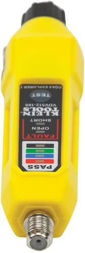 Vista 4 de Klein Tools Probador de cables VDV512-100, probador Coax Explorer 2 VDV, operación de botón para rastreo de cables, pruebas y mapeo de cable coaxial
