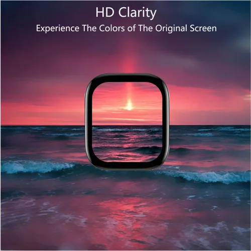 Vista 6 de Protector de pantalla para Amazfit GTS 4 Mini Smartwatch, HD transparente, antiarañazos, antihuellas dactilares, compatible con Amazfit GTS 4 Mini