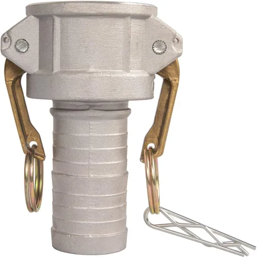 Vista 18 de 2 piezas de accesorios de bloqueo de leva fundida por gravedad de aluminio (parte B de 1 pulgada) de manguera de leva y ranura, acoplador hembra