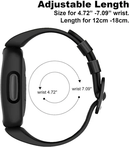 Vista 3 de Correas compatibles con Fitbit Ace 3, silicona suave, impermeable, accesorios de pulsera de reloj deportivo, correa de repuesto para Fitbit Ace 3
