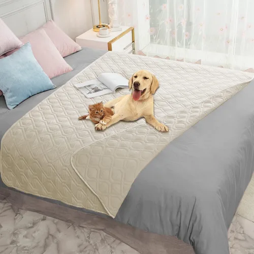 Vista 79 de Ameritex Manta Impermeable Reversible Cubierta para Cama de Perro Manta para Mascotas para Muebles Cama Sofá Sillón