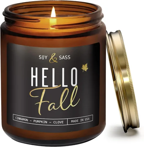Vista 17 de Vela de chocolate caliente – con vela de cacao caliente y crema con infusión de aceites esenciales perfumados, tarro reutilizable de 9 onzas, larga
