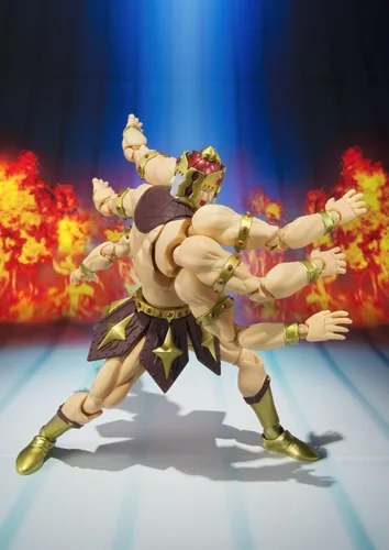Vista 5 de Bandai S.H. Figuarts Kinnikuman Ashuraman 6.102 in ABS PVC figura de acción pintada