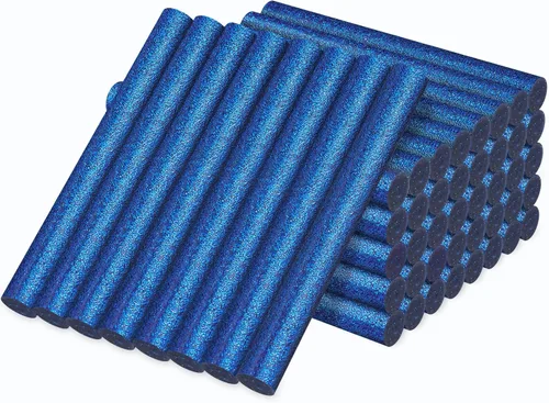 Vista 10 de Manarty Barra de pegamento termofusible roja ladrillo, 48 unidades de 0.27" de diámetro x 4" de largo, barras de pegamento termofusible mini de Rojo