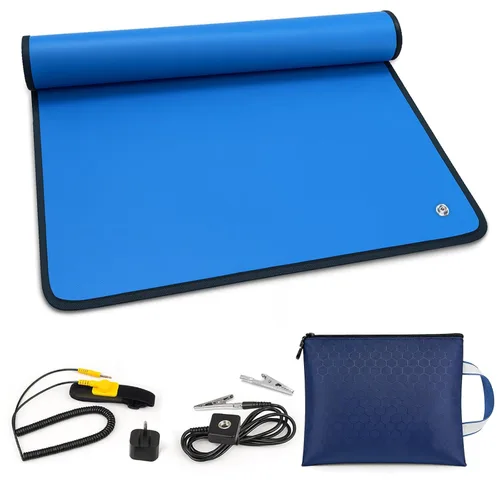 Vista 8 de Kit antiestático portátil de la esterilla ESD, 24" X24", reparación de la construcción de PC y de la electrónica Helps reduce static risk to