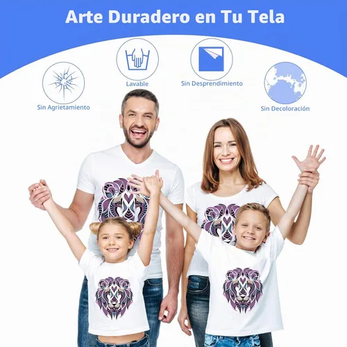 Vista 4 de GOZYE Película de transferencia DTF premium A4-100 hojas mate