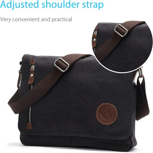 Vista 6 de FANDARE Bolso bandolera unisex de lona para hombro