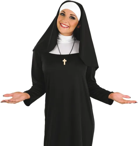 Vista 2 de fun shack Nun Costume For Women, Nun Outfit Women, Women Nun Costume, Adult Nun Costumes For Women, Costumes Nun