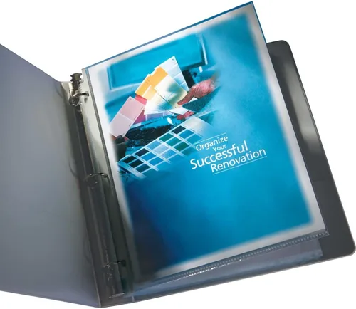 Vista 4 de Wilson Jones® Protectores de hojas de carga superior, pesados, transparentes de diamante, caja de 100