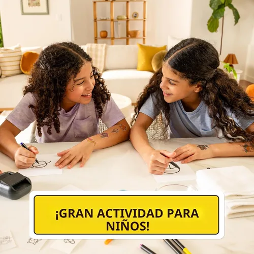 Vista 7 de Hello Blink Tattoo Maker - Crea y imprime arte corporal temporal personalizado para niños de 8 años en adelante – Actividad DIY para fiestas