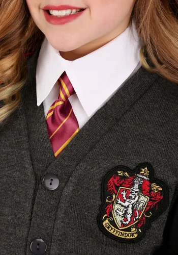 Vista 3 de Disfraz Deluxe de Hermione Granger para Niños de Harry Potter Multicolor