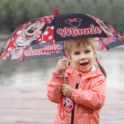 Vista 2 de Disney Paraguas para niños FrozenPrincessMinnie Mouse para niños pequeños y niñas pequeñas para niños de 3 a 6 años