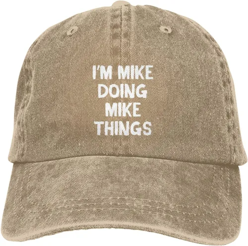 Vista 7 de Philysonic Funny Hat Im Mike Doing Mike Things Hats Men Dad Cap Fashionable