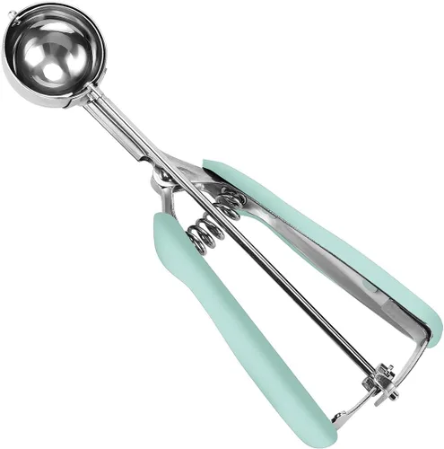 Vista 17 de HOMURE H Cookie Scoop 8 Tablespoon, 4 oz Ice Cream Scoop with Trigger Negro